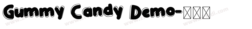Gummy Candy Demo字体转换